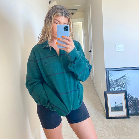 Chaps Striped Rugby Pullover - Picture 2 of 5